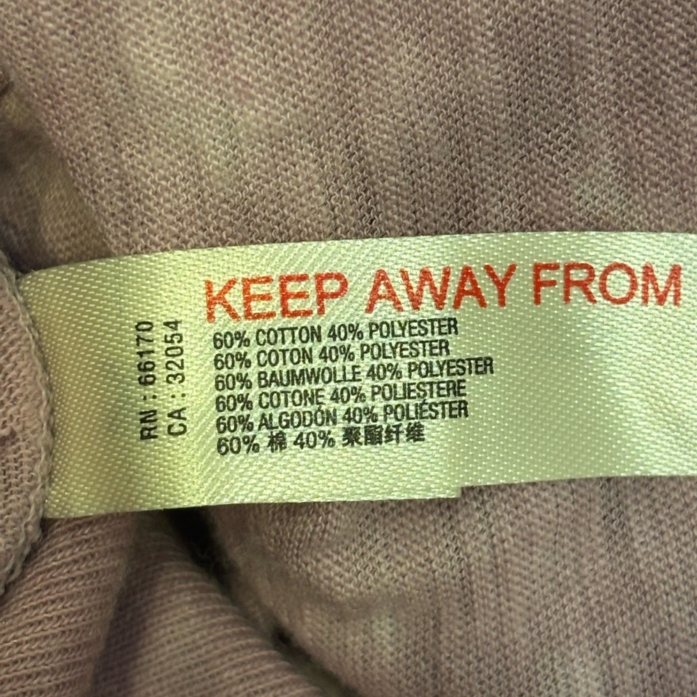 Anthropologie Saturday Sunday Pink Tie Dye Ruched Long Sleeve Top, Cotton Blend - Picture 6 of 6